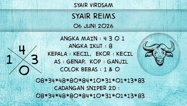 Syair Virdsam - Syair Reims