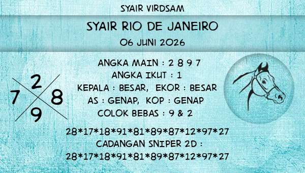 Syair Virdsam - Syair Rio De Janeiro