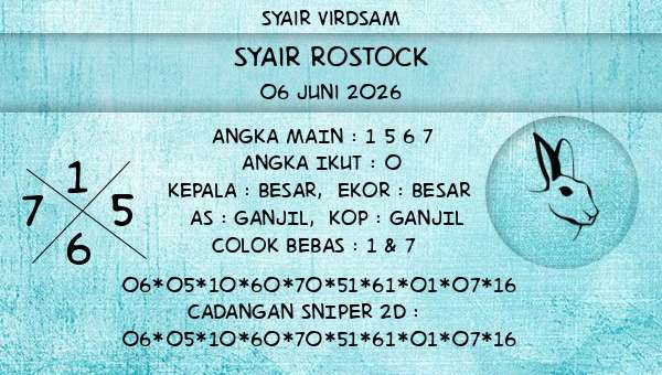 Syair Virdsam - Syair Rostock