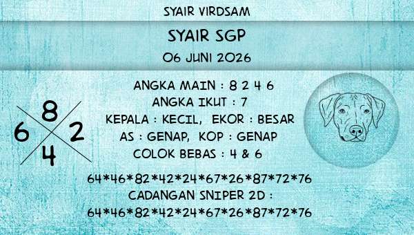 Syair Virdsam - Syair SGP