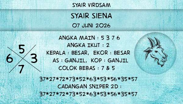 Syair Virdsam - Syair Siena