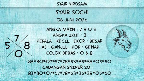Syair Virdsam - Syair Sochi