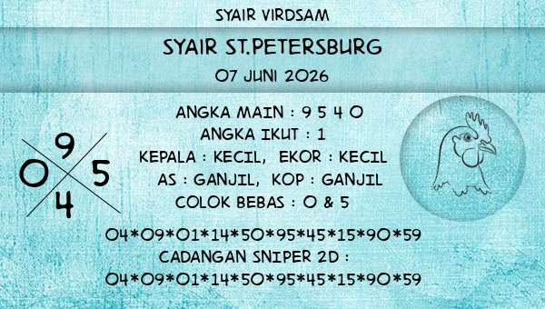 Syair Virdsam - Syair St.petersburg