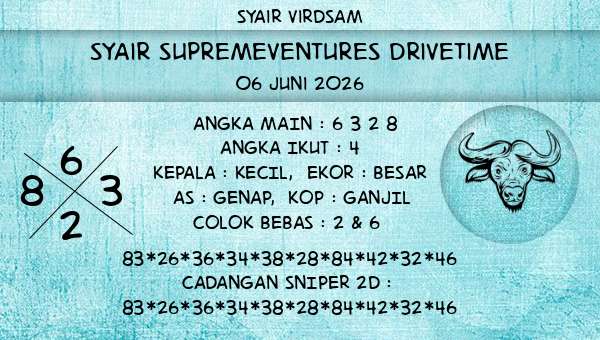 Syair Virdsam - Syair Supremeventures Drivetime