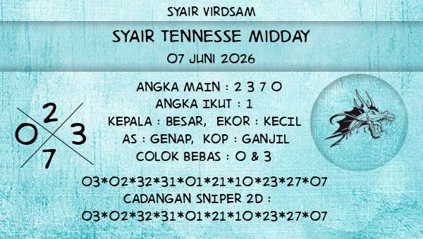 Syair Virdsam - Syair Tennesse Midday
