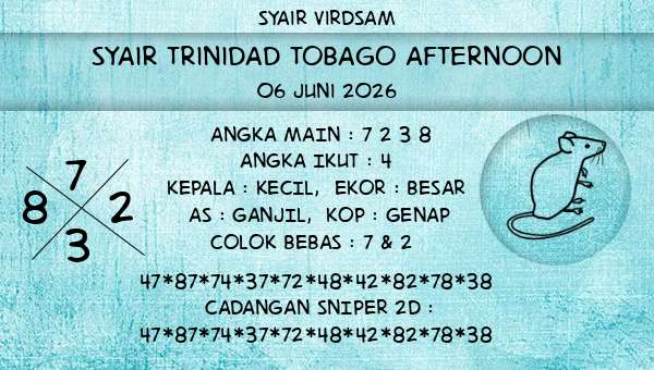 Syair Virdsam - Syair Trinidad Tobago Afternoon