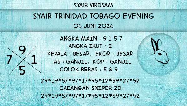 Syair Virdsam - Syair Trinidad Tobago Evening