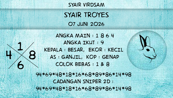 Syair Virdsam - Syair Troyes
