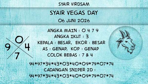 Syair Virdsam - Syair Vegas Day