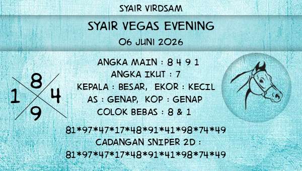Syair Virdsam - Syair Vegas Evening