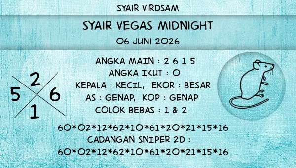 Syair Virdsam - Syair Vegas Midnight