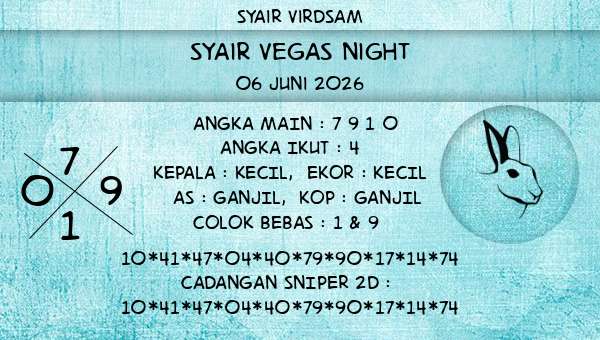 Syair Virdsam - Syair Vegas Night