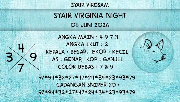 Syair Virdsam - Syair Virginia Night
