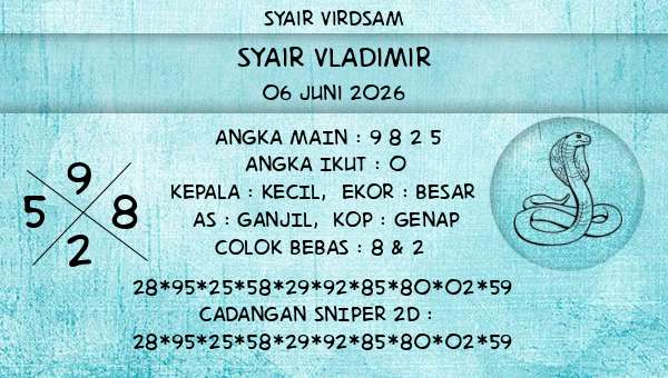 Syair Virdsam - Syair Vladimir