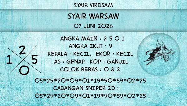 Syair Virdsam - Syair Warsaw