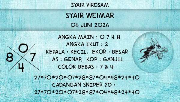 Syair Virdsam - Syair Weimar