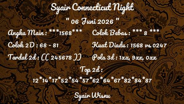 Syair Wisnu - Syair Connecticut Night