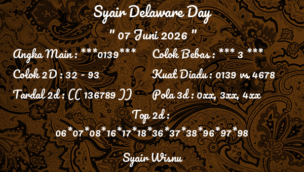 Syair Wisnu - Syair Delaware Day
