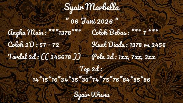Syair Wisnu - Syair Marbella