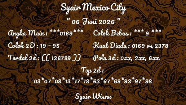Syair Wisnu - Syair Mexico City