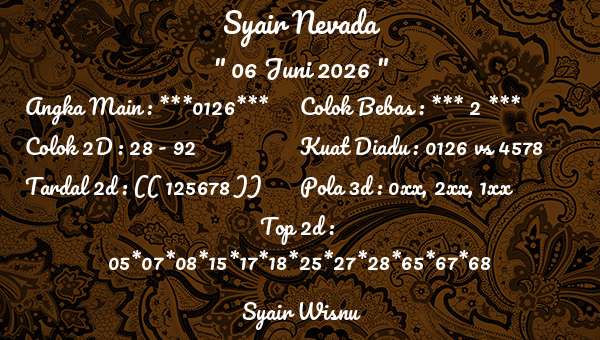 Syair Wisnu - Syair Nevada