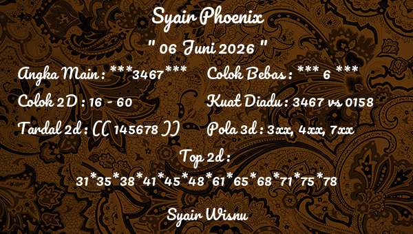 Syair Wisnu - Syair Phoenix