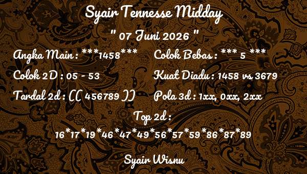 Syair Wisnu - Syair Tennesse Midday