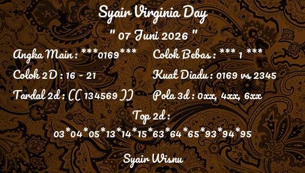 Syair Wisnu - Syair Virginia Day