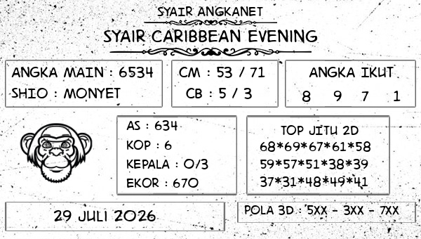 SYAIR ANGKANET - Syair Caribbean Evening