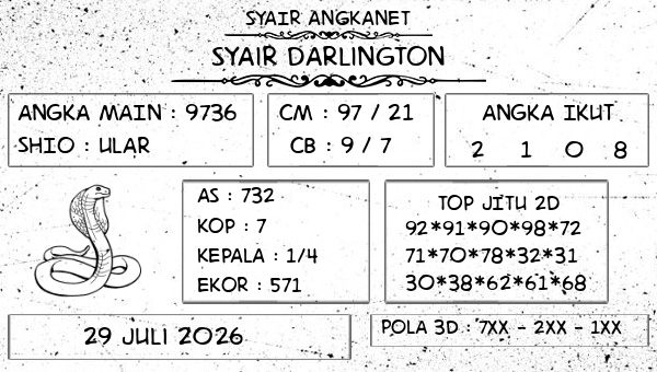 SYAIR ANGKANET - Syair Darlington