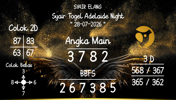 SYAIR ELANG - Syair Togel Adelaide Night