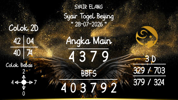SYAIR ELANG - Syair Togel Beijing