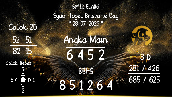 SYAIR ELANG - Syair Togel Brisbane Day