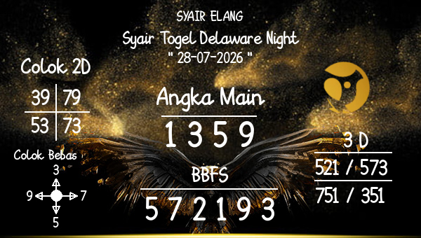 SYAIR ELANG - Syair Togel Delaware Night