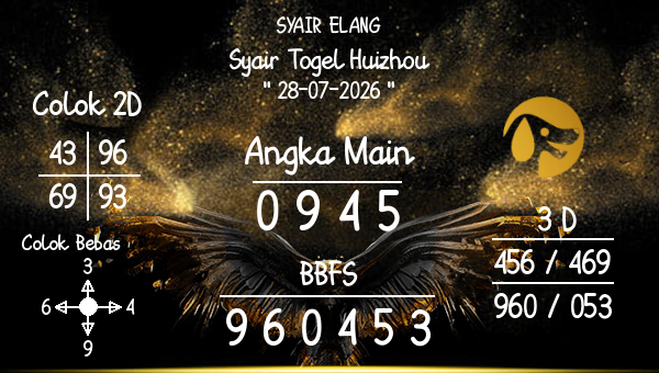 SYAIR ELANG - Syair Togel Huizhou