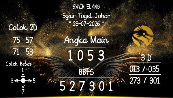 SYAIR ELANG - Syair Togel Johor