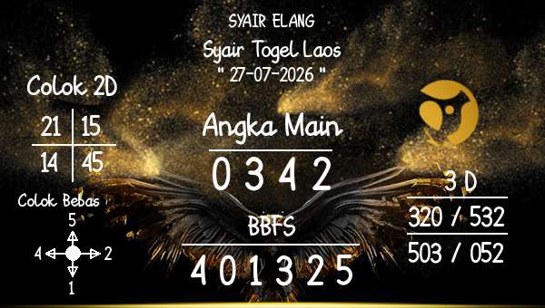 SYAIR ELANG - Syair Togel Laos