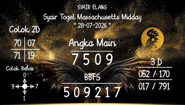 SYAIR ELANG - Syair Togel Massachusetts Midday