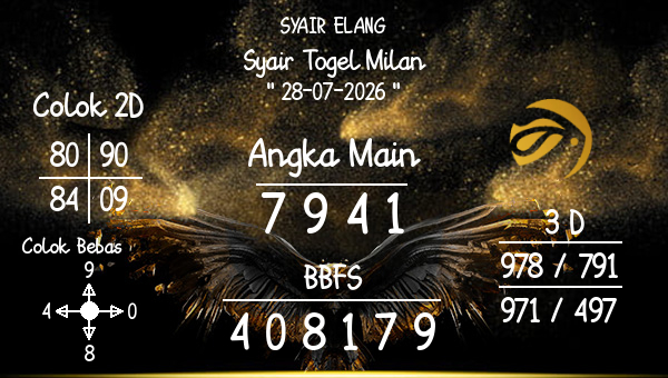 SYAIR ELANG - Syair Togel Milan