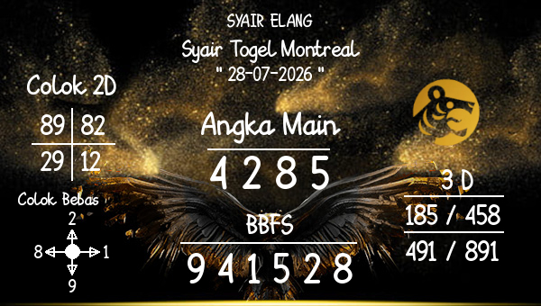 SYAIR ELANG - Syair Togel Montreal