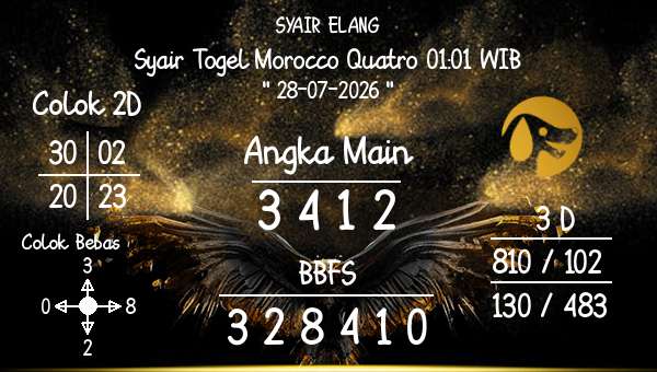 SYAIR ELANG - Syair Togel Morocco Quatro 01:01 WIB