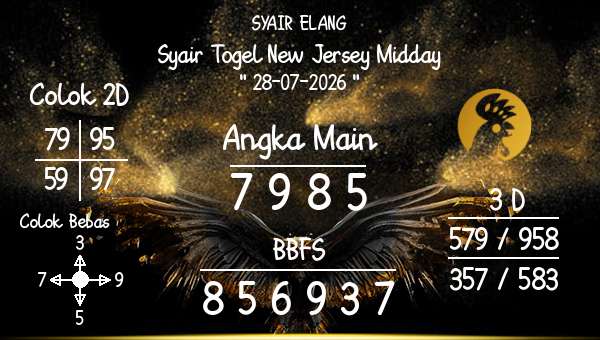 SYAIR ELANG - Syair Togel New Jersey Midday