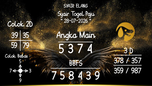 SYAIR ELANG - Syair Togel Paju