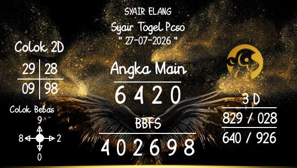 SYAIR ELANG - Syair Togel Pcso