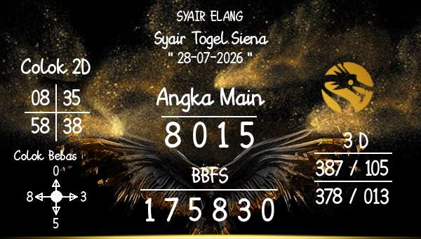 SYAIR ELANG - Syair Togel Siena