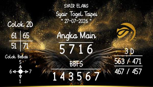 SYAIR ELANG - Syair Togel Taipei