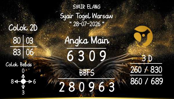 SYAIR ELANG - Syair Togel Warsaw