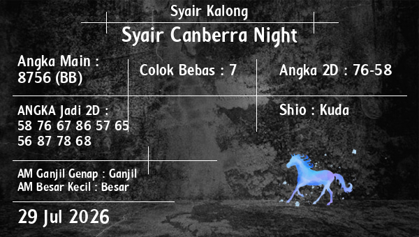 Syair Kalong - Syair Canberra Night