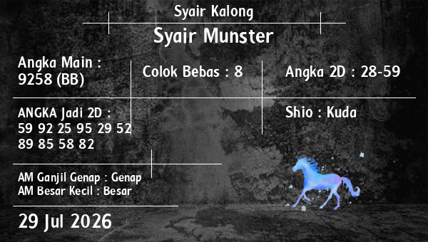 Syair Kalong - Syair Munster