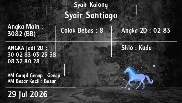 Syair Kalong - Syair Santiago